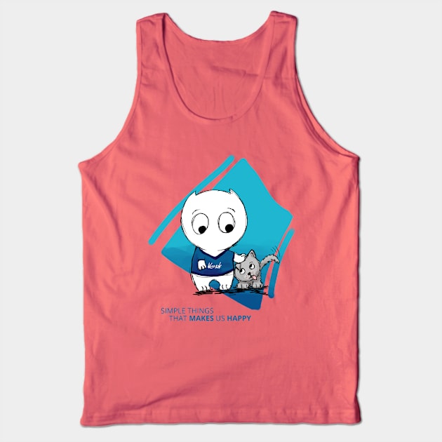 Simple things that makes us happy Tank Top by Rain Ant